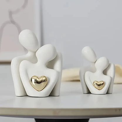 Love Embrace Couple Statue