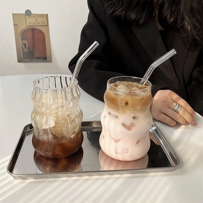 Ribbed Glass Tumbler 530ml