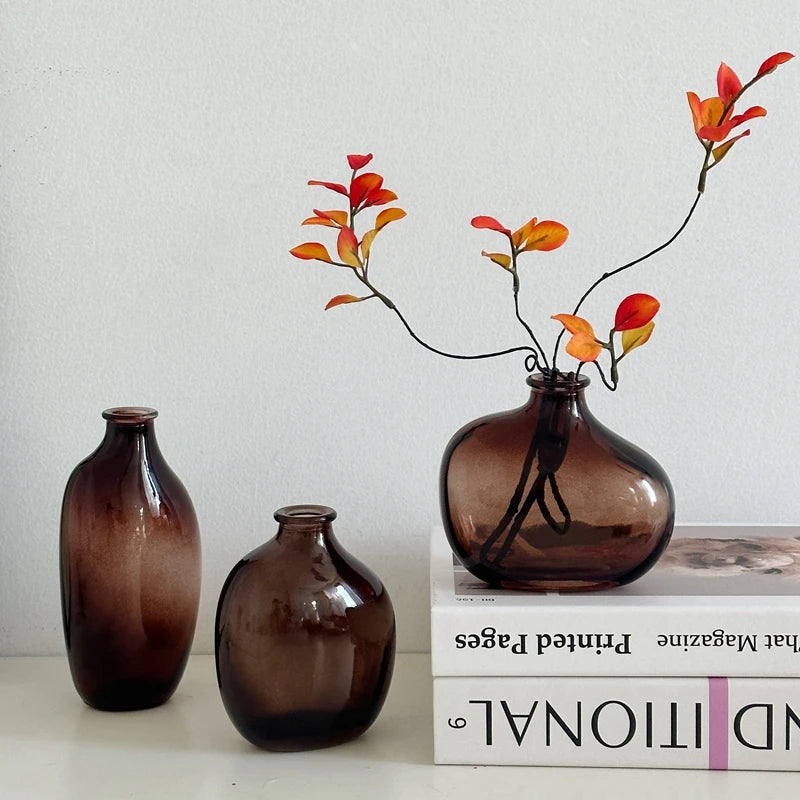 Retro Nordic Glass Vase