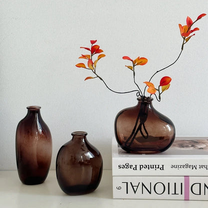 Retro Nordic Glass Vase