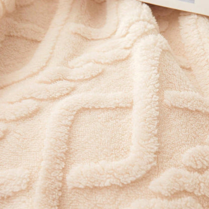 Featherline Coral Fleece Blanket
