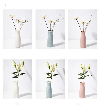 Nordic Ceramic-Look Vase