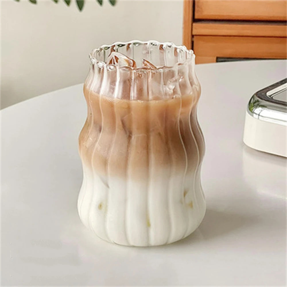 Ribbed Glass Tumbler 530ml