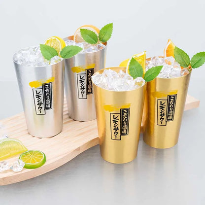 Kanpai Aluminium Beer Mug Set