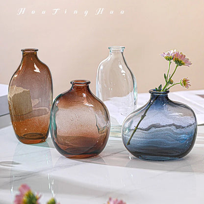 Retro Nordic Glass Vase