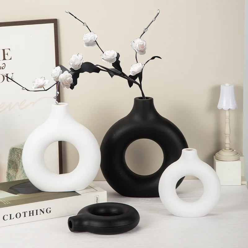 Nordic White Vase