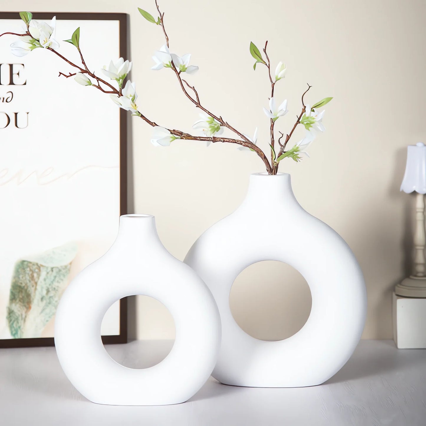 Nordic White Vase