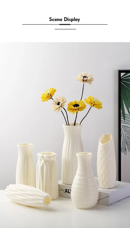 Nordic Ceramic-Look Vase