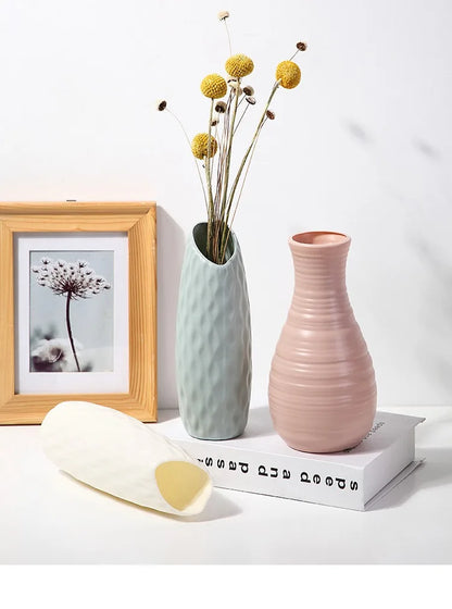 Nordic Ceramic-Look Vase