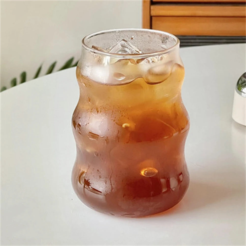 Ribbed Glass Tumbler 530ml
