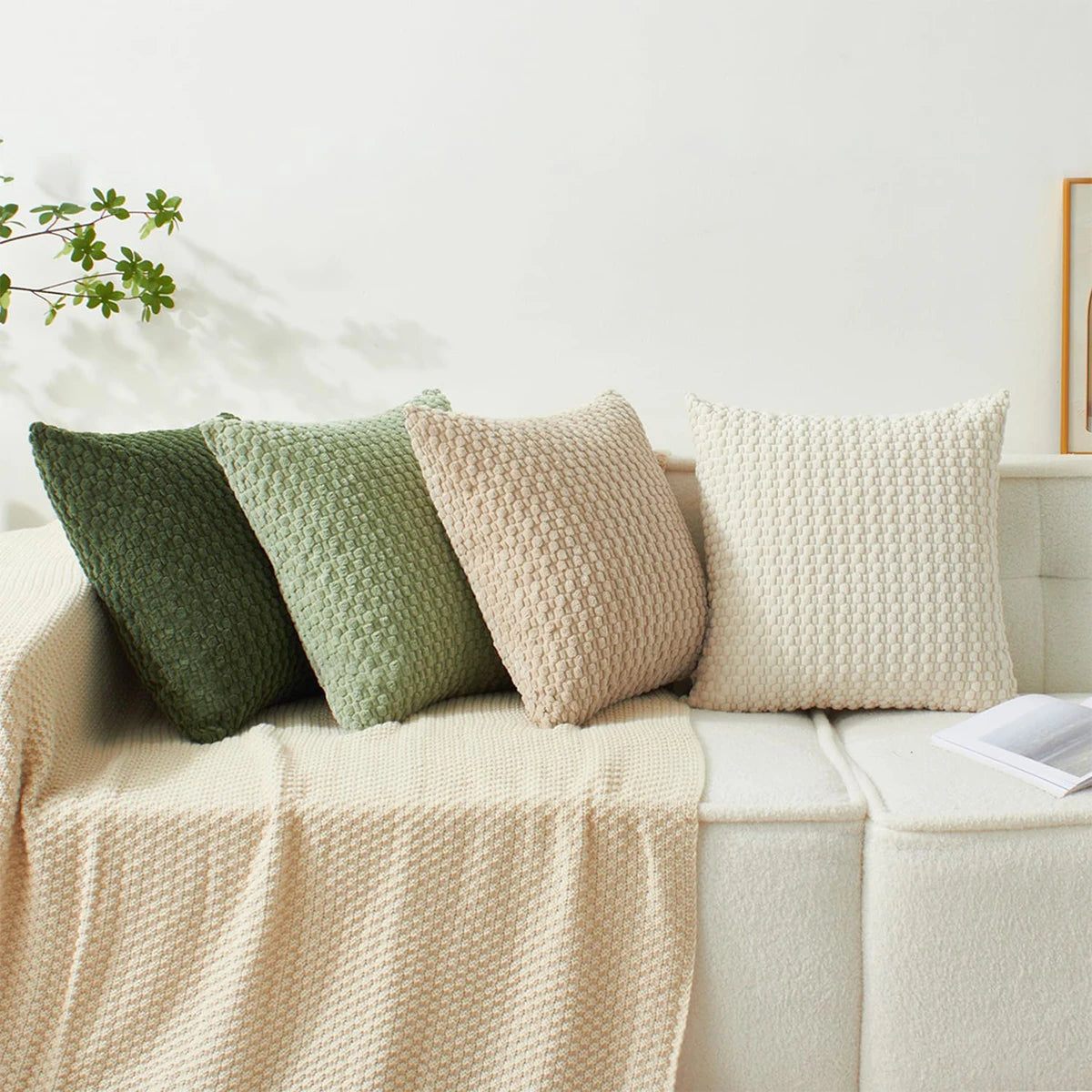 Reversible Corduroy Cushion Cover