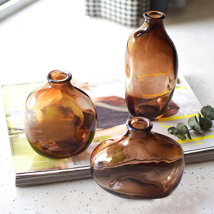 Retro Nordic Glass Vase