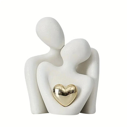 Love Embrace Couple Statue