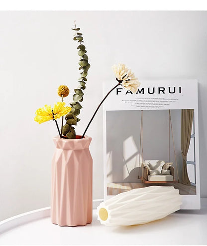Nordic Ceramic-Look Vase