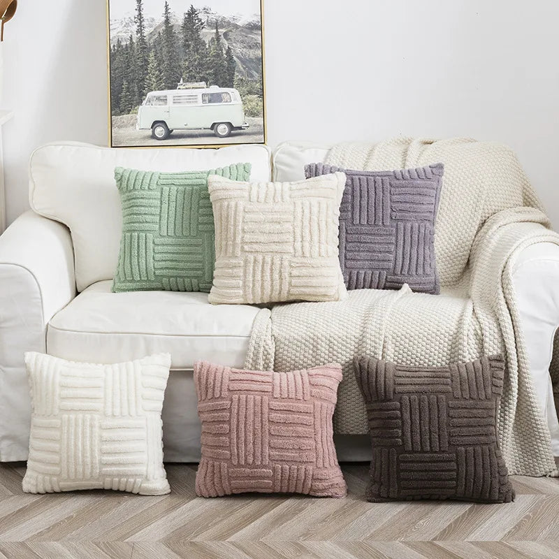 Faux Fur Plush Cushion Cover