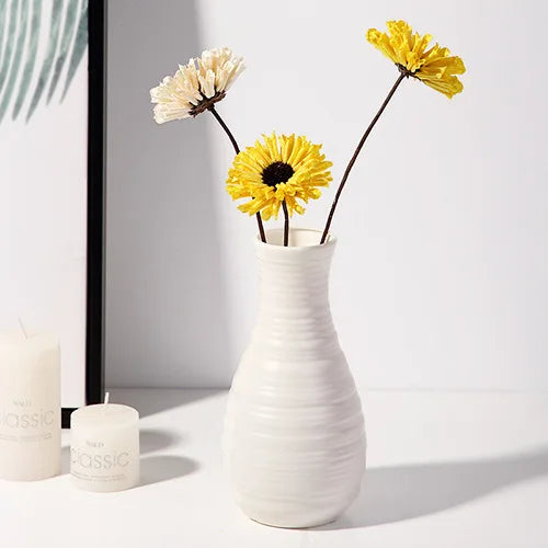 Nordic Ceramic-Look Vase