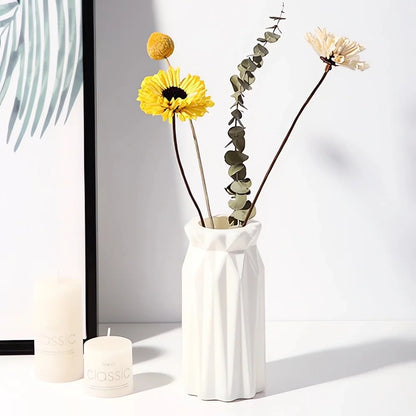 Nordic Ceramic-Look Vase