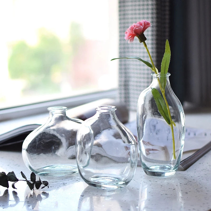 Retro Nordic Glass Vase