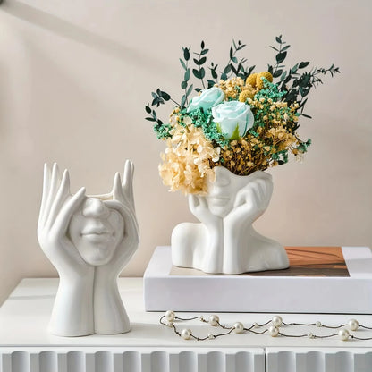 Nordic Luxe Sculptural Vase