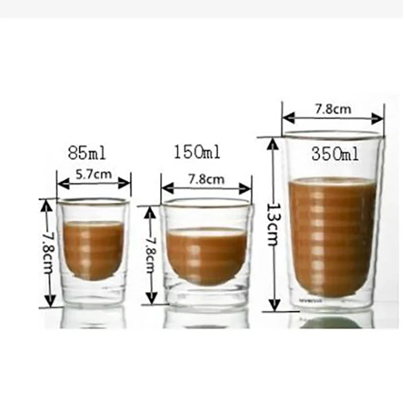 Double Wall Glass Coffee Mug