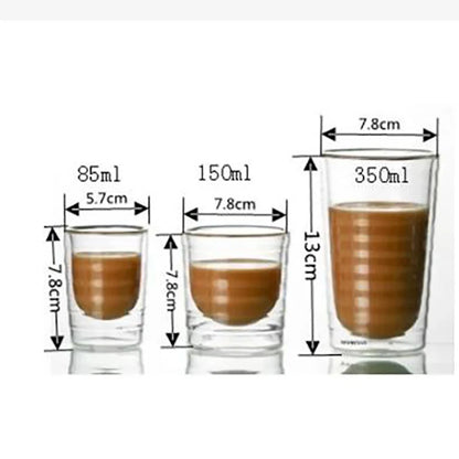 Double Wall Glass Coffee Mug