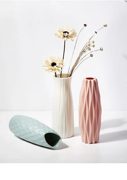 Nordic Ceramic-Look Vase