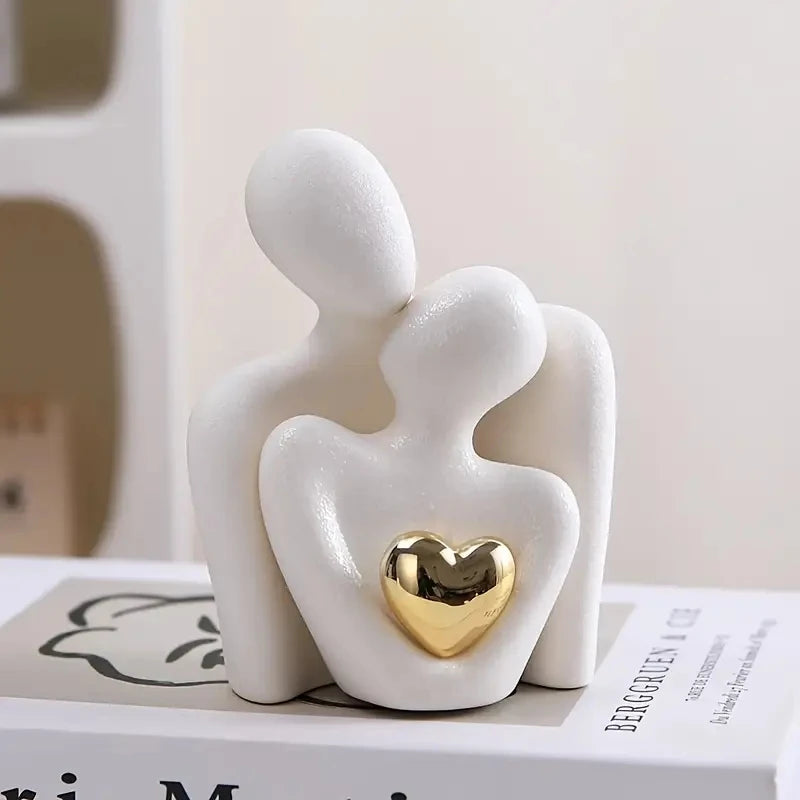 Love Embrace Couple Statue