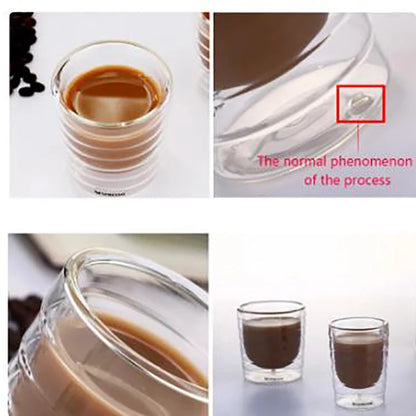 Double Wall Glass Coffee Mug