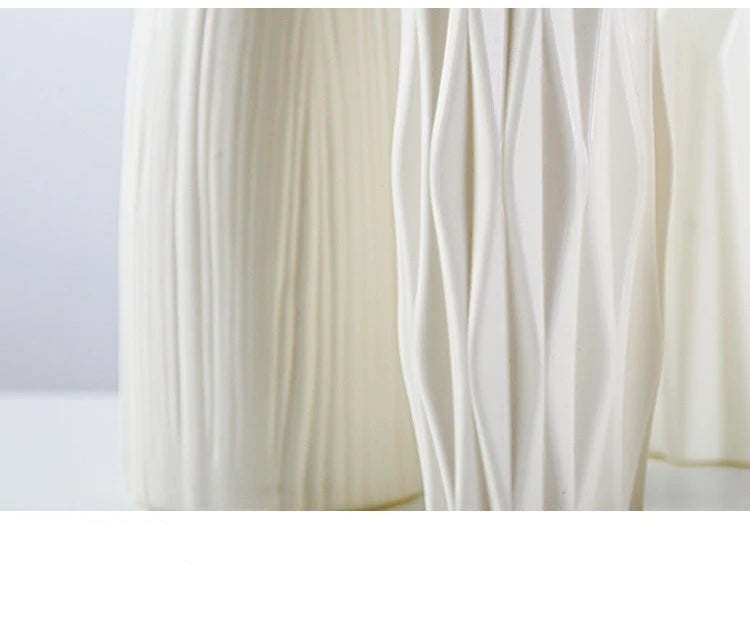 Nordic Ceramic-Look Vase