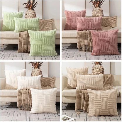 Faux Fur Plush Cushion Cover