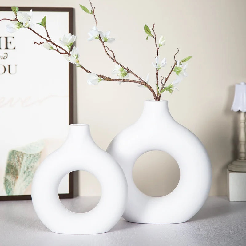 Nordic White Vase