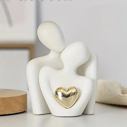 Love Embrace Couple Statue