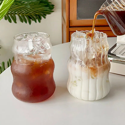Ribbed Glass Tumbler 530ml