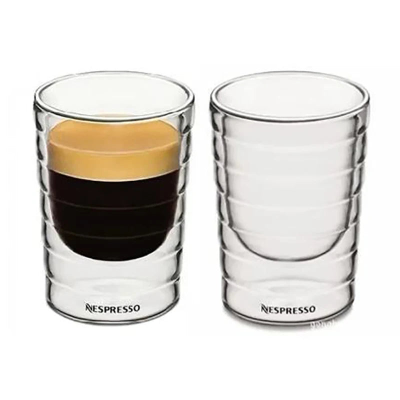 Double Wall Glass Coffee Mug