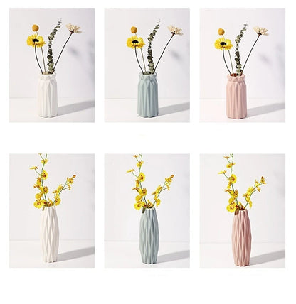 Nordic Ceramic-Look Vase