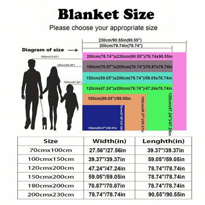 Featherline Coral Fleece Blanket