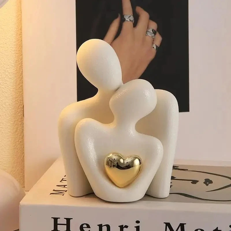 Love Embrace Couple Statue
