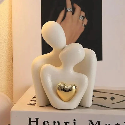 Love Embrace Couple Statue