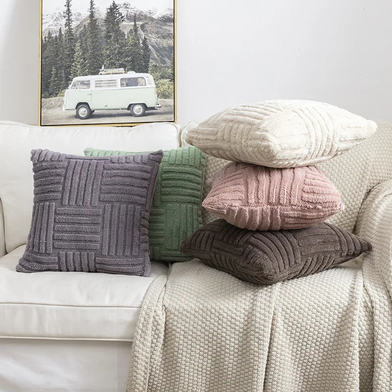 Faux Fur Plush Cushion Cover