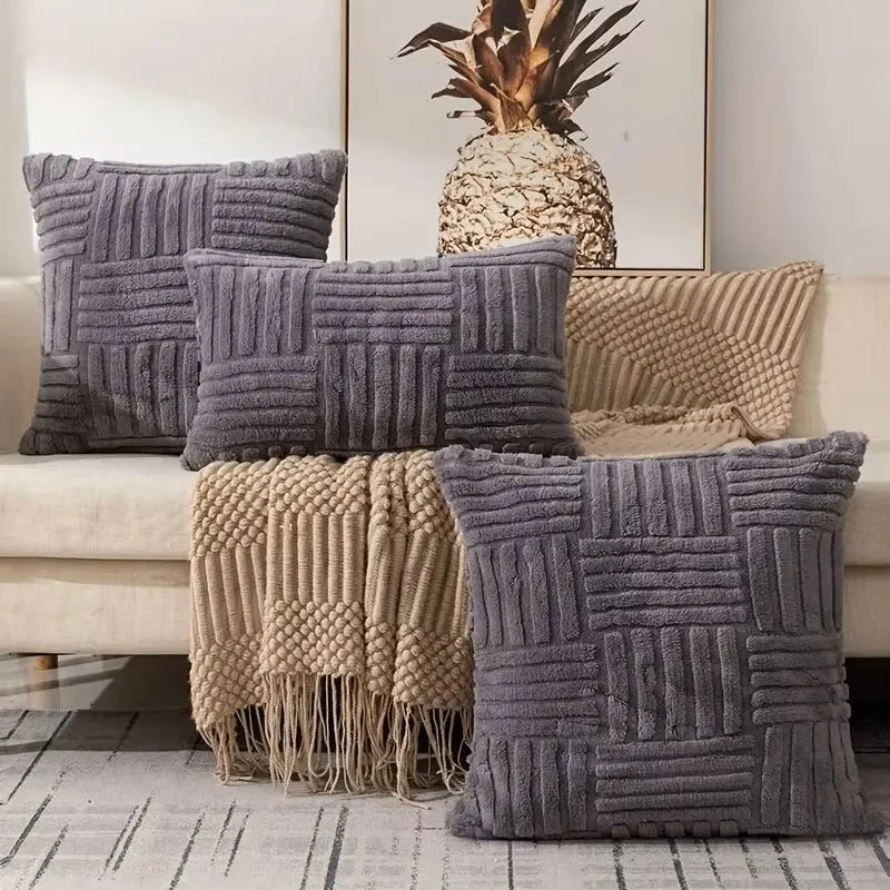 Faux Fur Plush Cushion Cover