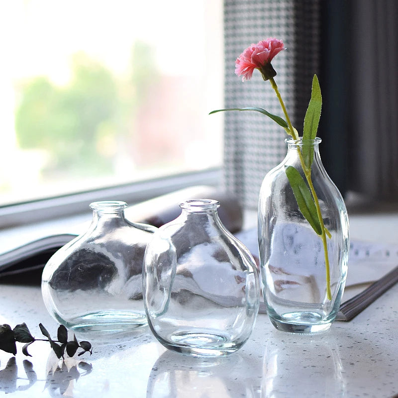 Retro Nordic Glass Vase