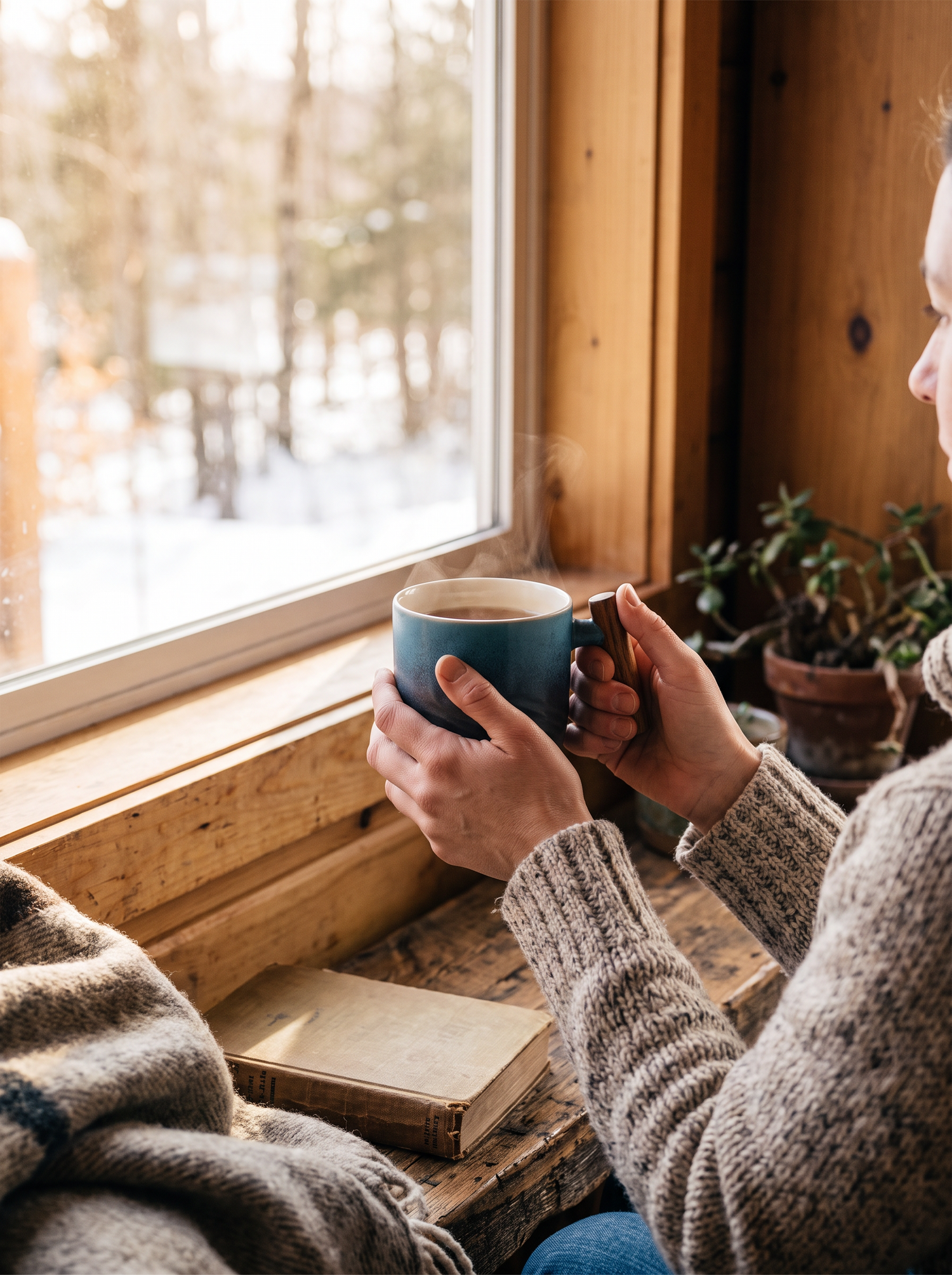 Woodgrip Handmade Coffee Mug lifestyle