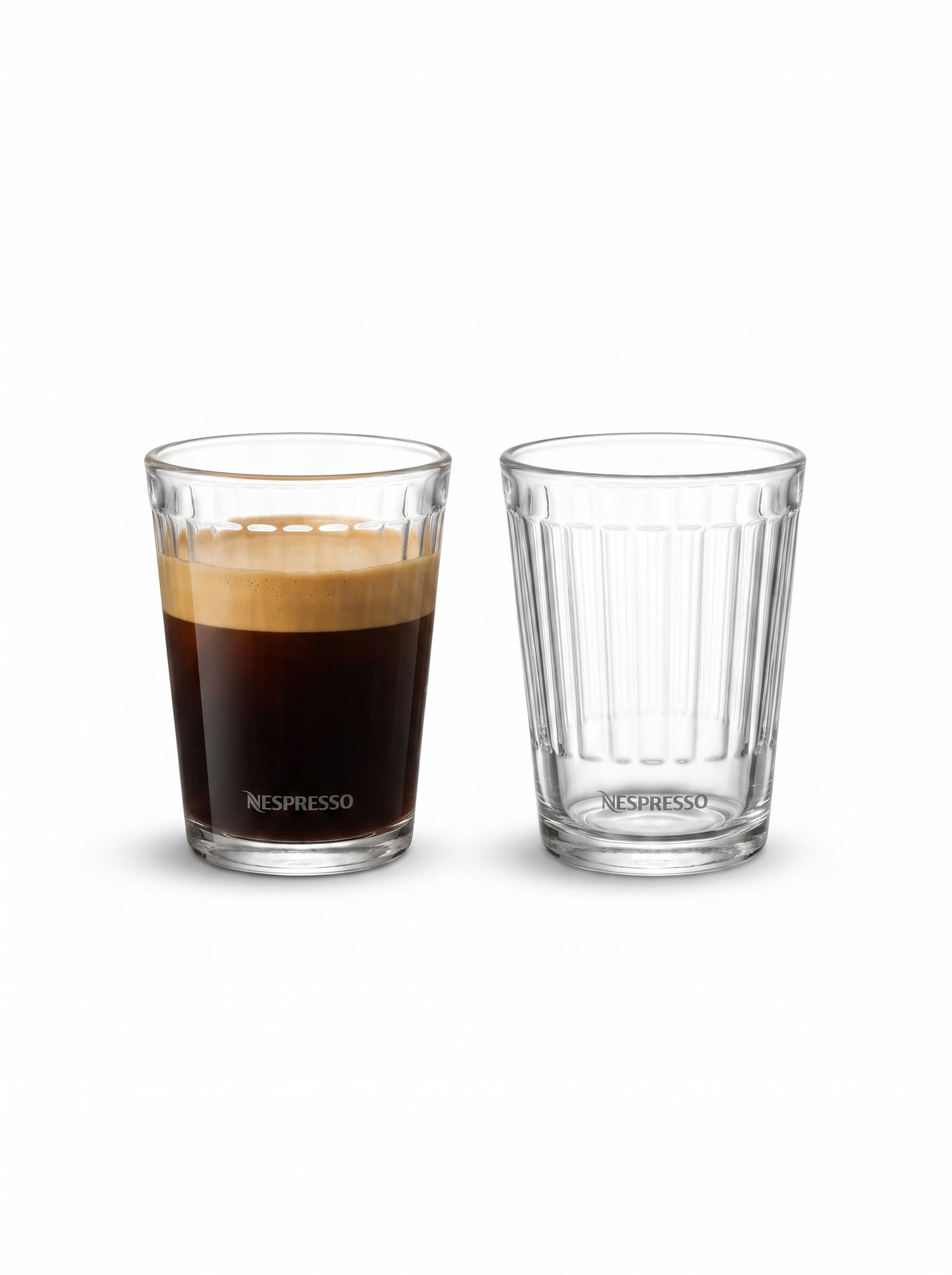 Double Wall Glass Coffee Mug studio