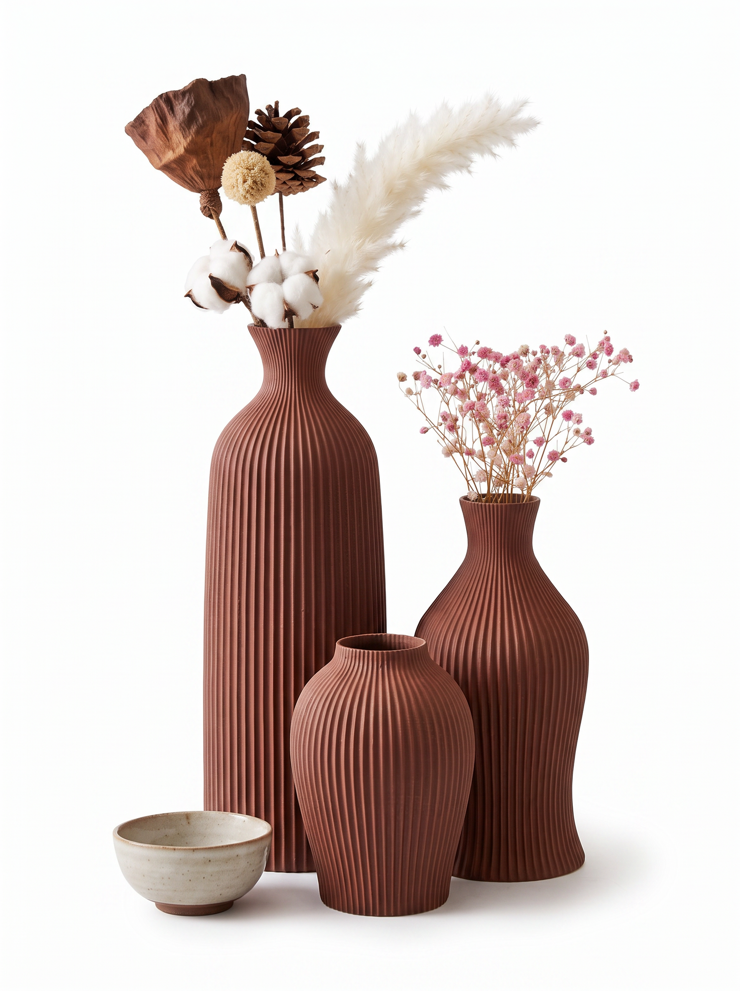 Artisan Trio Decorative Vase Set studio