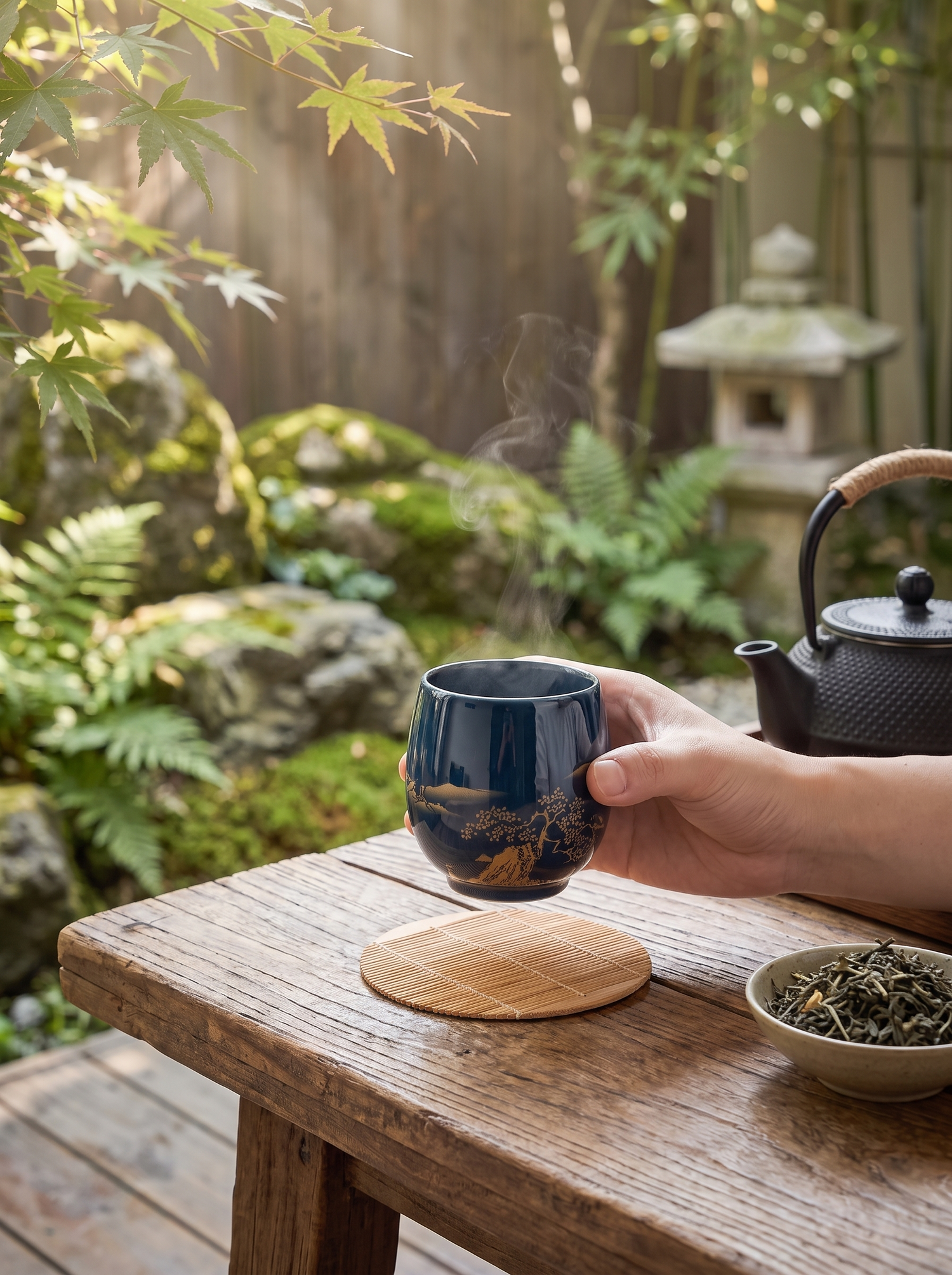 Jilan Ceramic Master Teacup lifestyle