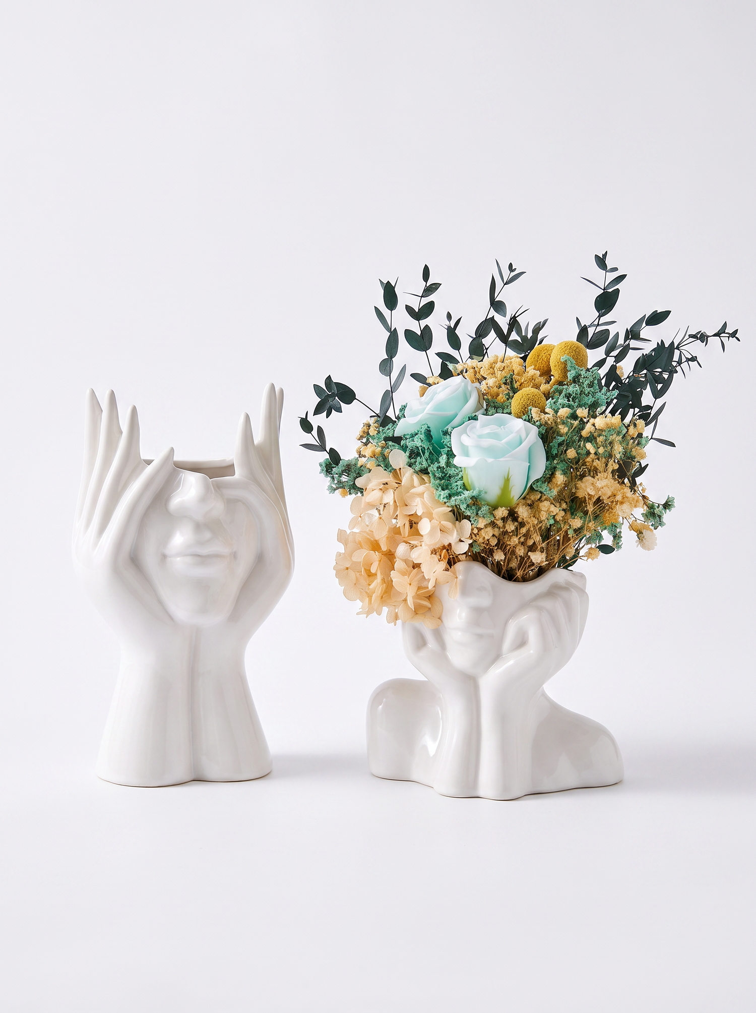 Nordic Luxe Sculptural Vase studio