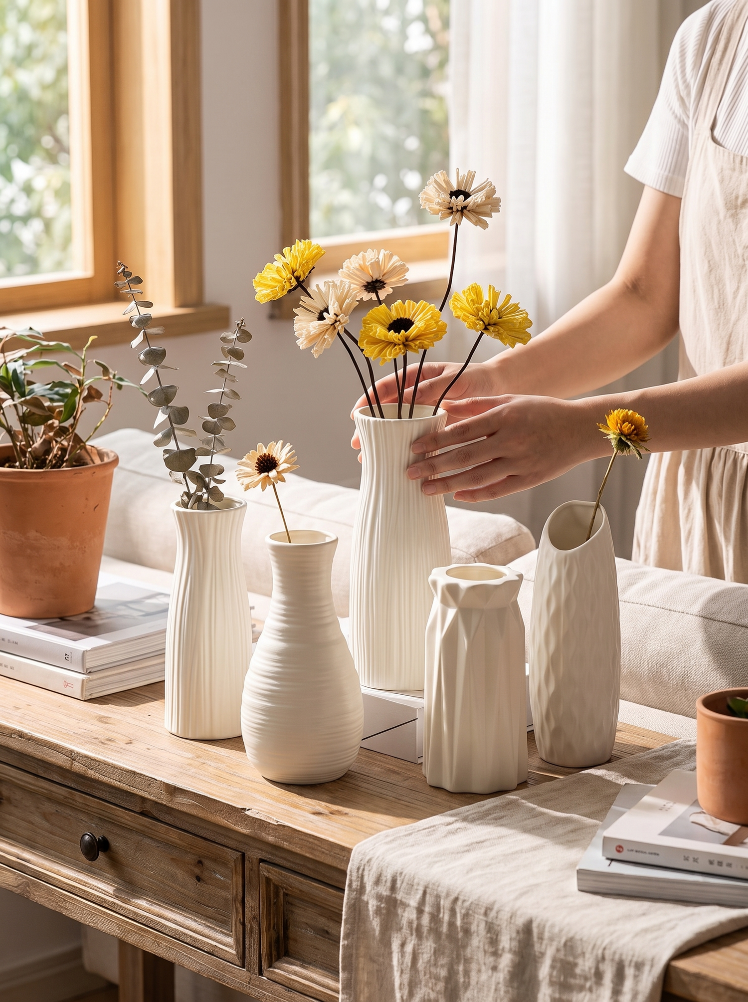 Nordic Plastic Vase lifestyle iwt1