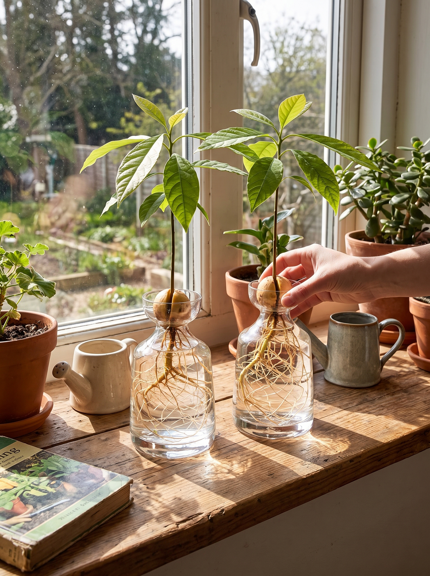 Avocado Seed Starter Vase lifestyle iwt1